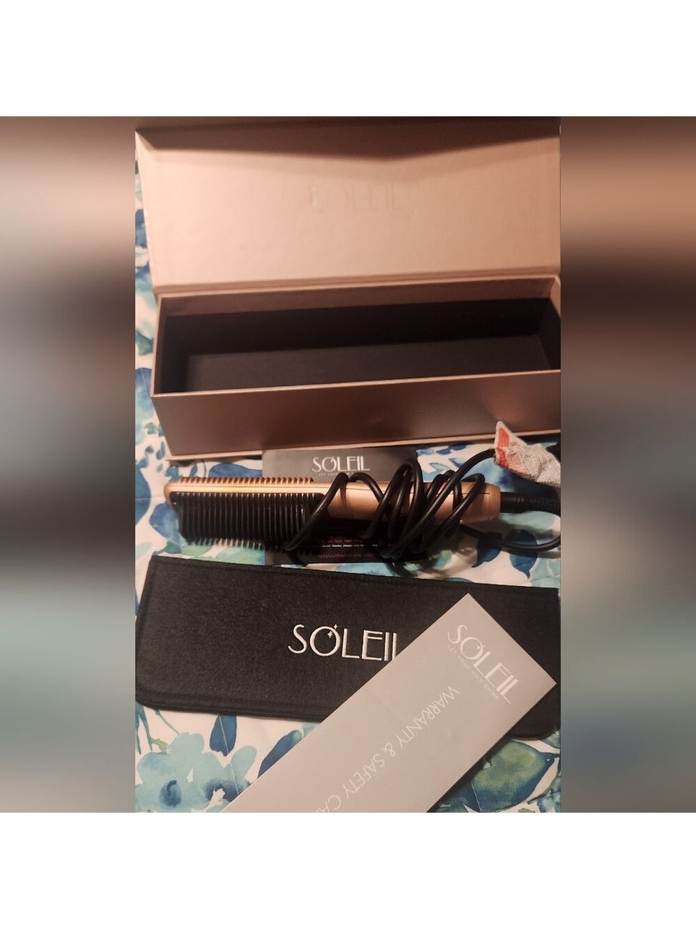 Soleil‎ Stylling Heat Comb Rose Gold
